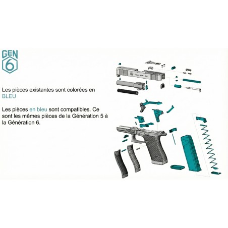 Pistolet GLOCK 17 Gen 6 Cal 9x19