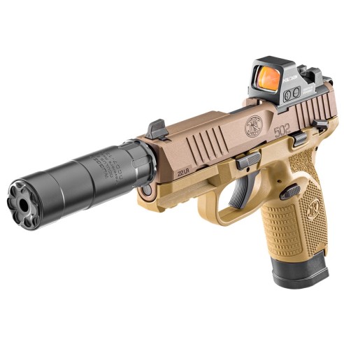 Pistolet FN 502 Tactic "Bi-Tone" Cal.22lr