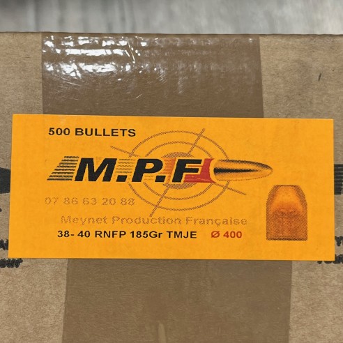 Ogives MPF 38-40 RNFP 185gr TMJE x500