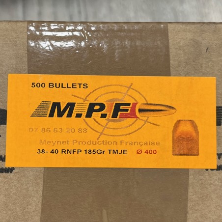 Ogives MPF 38-40 RNFP 185gr TMJE x500