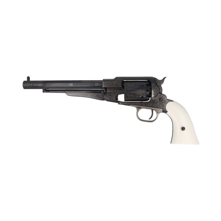 Revolver PIETTA Poudre noire 1858 Acier bronzé Laser Deluxe Cal.44