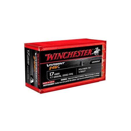 Munitions WINCHESTER  Varmint HV Cal 17HMR
