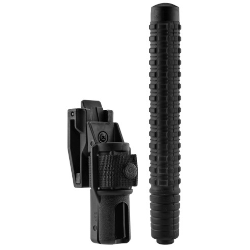 MATRAQUE TELESCOPIQUE EN ACIER TREMPE 21"+PORTE...