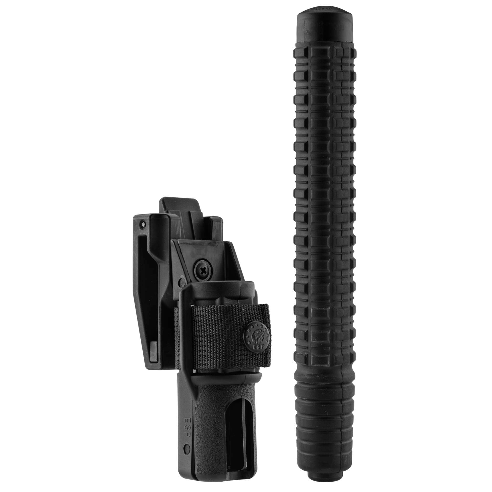 MATRAQUE TELESCOPIQUE EN ACIER TREMPE 21"+PORTE...