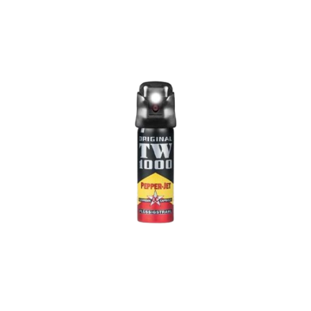 BOMBE LACRYMOGENE TW1000 PEPPER-JET AVEC LAMPE LED 63ML