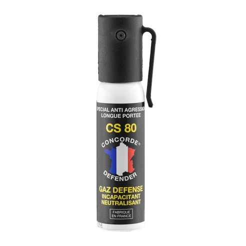 Bombe lacrymogene GAZ CS 80 - 25 ml