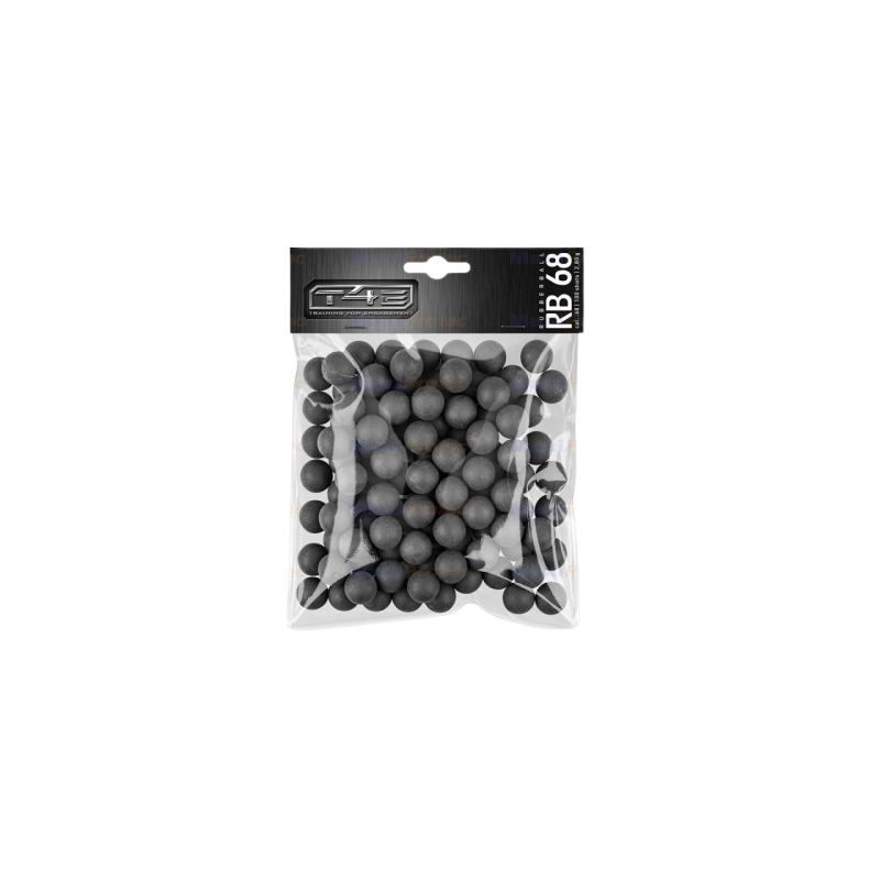 BALLE CAOUTCHOUC CAL.68 X100
