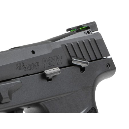 Pistolet SIG P322 FILETE CAL 22.LR AVEC POINT ROUGE ROMEO ZERO ELITE
