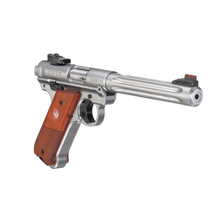 Pistolet RUGER Mark IV Inox Hunter Fluté Cal.22LR