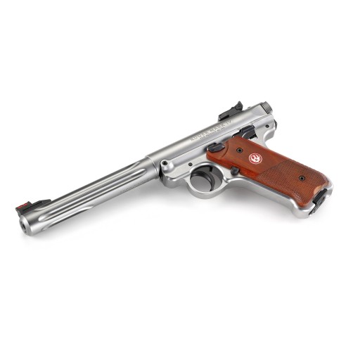 Pistolet RUGER Mark IV Inox Hunter Fluté Cal.22LR