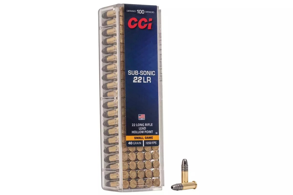 Munitions CCI 22LR Subsonic HP 40gr  X100