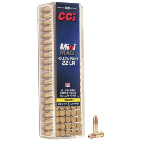 Munitions CCI 22LR Mini-Mag HP 36gr  X100