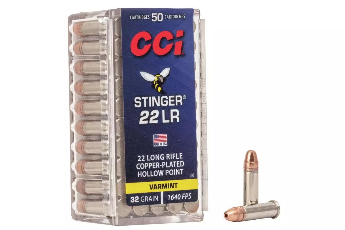 Munitions CCI 22LR Stinger HP High Velocity 32gr x50