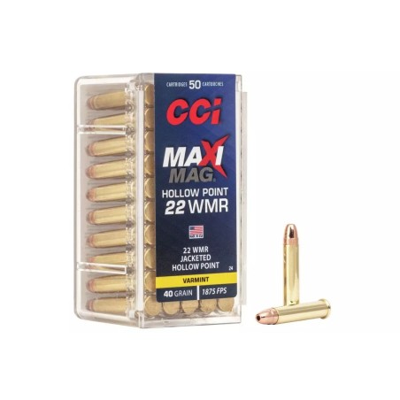 Munitions CCI  22Mag Maxi-Mag HP x50