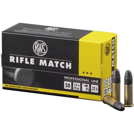 MUNITIONS RWS 22LR  RIFLE MATCH  X50