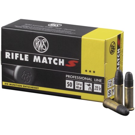 Munitions RWS 22lr Rifle Match S x50