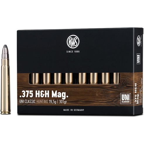 Munitions RWS 375 H&H Uni Classic 301gr