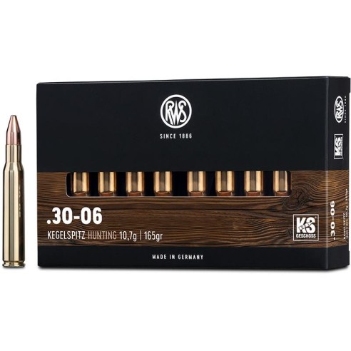 Munitions RWS 30-06 KS 165gr x20