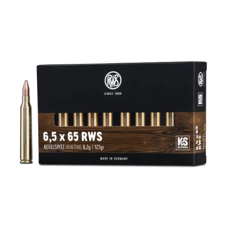 Munitions RWS 6.5x65 KS 127gr x20