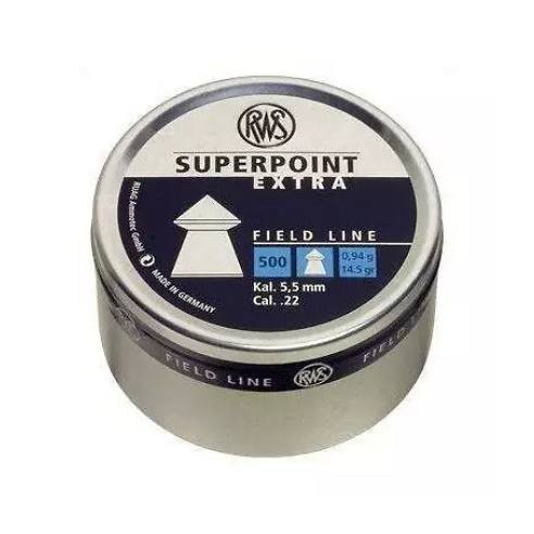 Plombs RWS 5.5mm Superpoint Extra 0.94g x500