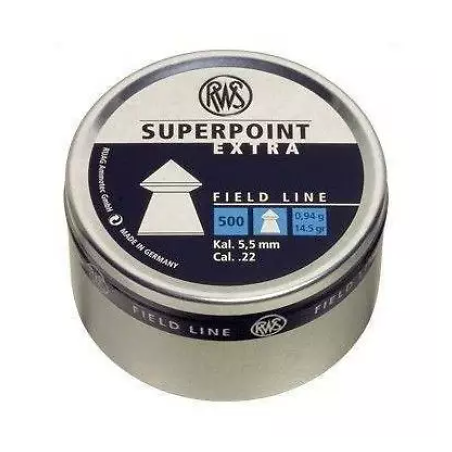 Plombs RWS 5.5mm Superpoint Extra 0.94g x500