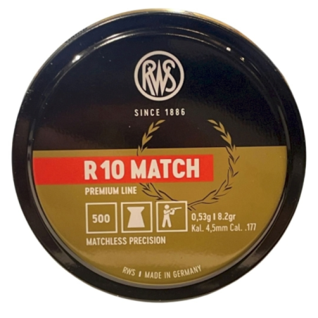 Plombs RWS 4.5mm R10 Match 0.53g x500