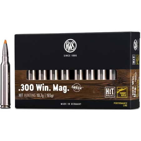Munitions RWS 300 Win Mag Hit Short Rifle 165gr x20