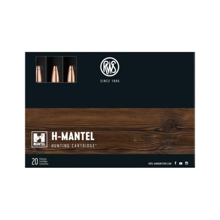 Munitions RWS 8x68S H-Mantel 187gr x20