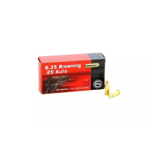 Munitions GECO 6.35 Browning  (.25 ACP) FMJ...