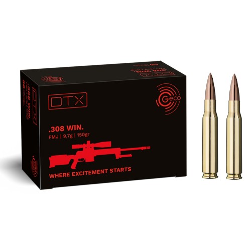 Munitions GECO .308 Win DTX FMJ 150gr x50