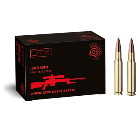 Munitions GECO .308 Win DTX FMJ 150gr x50