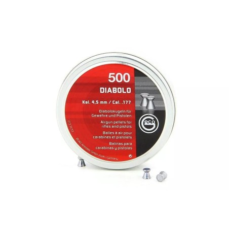 Plombs GECO 4.5mm Diabolo 0.48gr x500