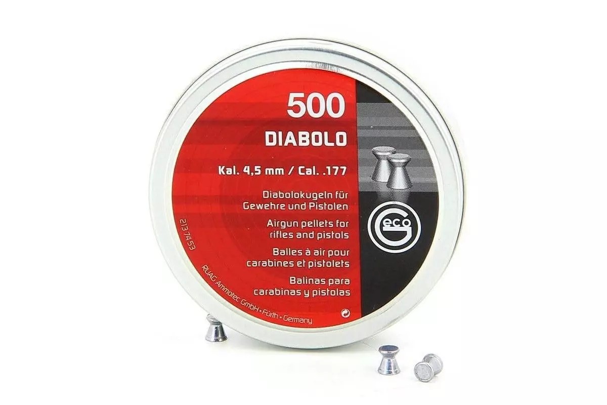 Plombs GECO 4.5mm Diabolo 0.48gr x500