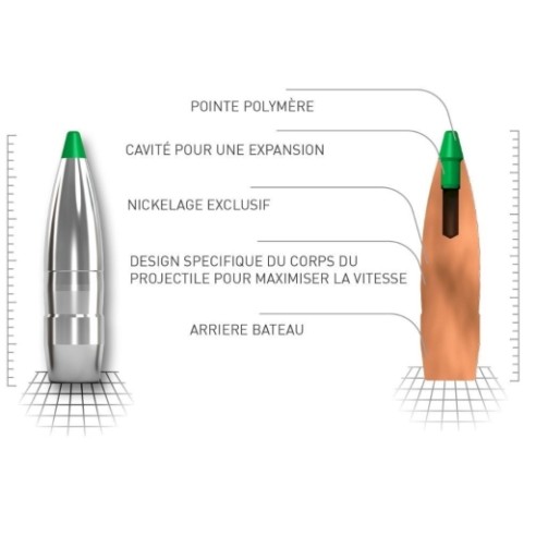 Munitions NORMA 9.3x62 Ecostrike 230gr x20