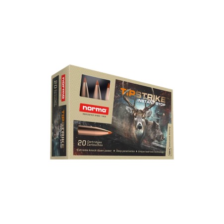 Munition NORMA 300 Win Mag Tipstrike 170gr x20