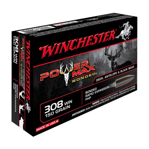 Munitions WINCHESTER 308 Win Power Max 150gr x20