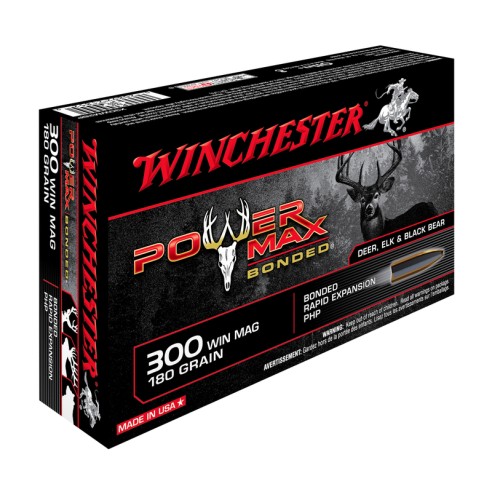 Munitions WINCHESTER 300 Win Mag Power Max 180gr x20