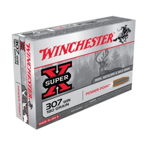 Munitions WINCHESTER 307 Win Power Point 180gr x20