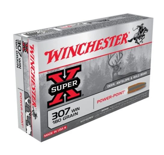 Munitions WINCHESTER 307 Win Power Point 180gr x20