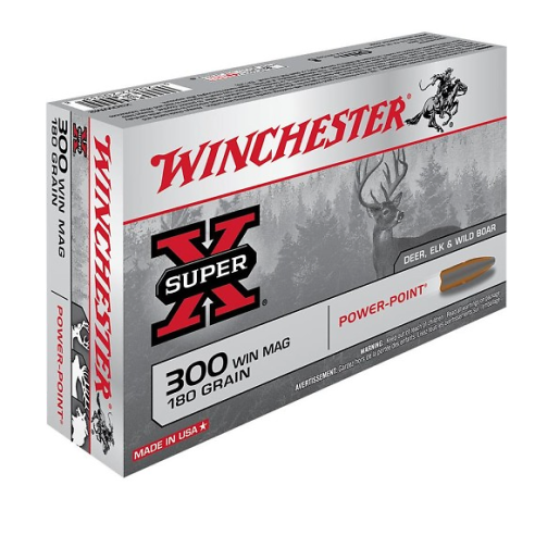 Munitions WINCHESTER 300 Win Mag Power Point 180gr x20