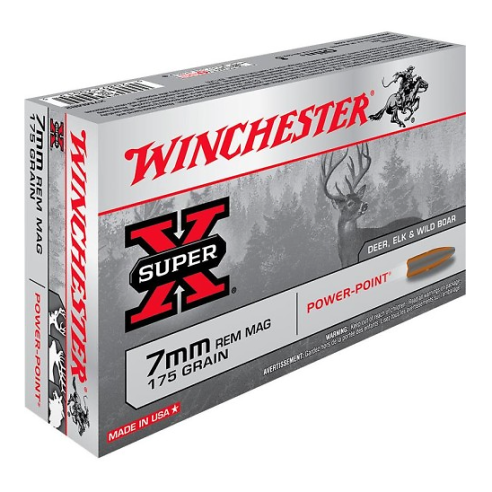 Munitions WINCHESTER 7RM Power Point 175gr x20