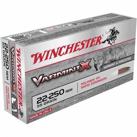 Munitions WINCHESTER 22-250 Rem 55gr x20