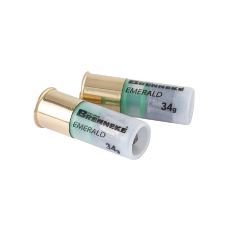 CARTOUCHES BALLES WINCHESTER 12/70 BRENNEKE EMERALD 34GR  X10