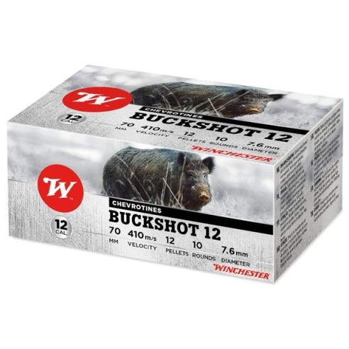 WINCHESTER 12/70 CHEVROTINE 9 PELLETS  X10