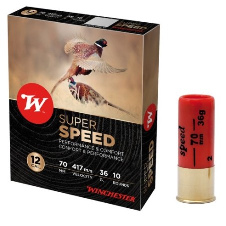 CARTOUCHES WINCHESTER CAL12 SUPER SPEED 36g P2  X10