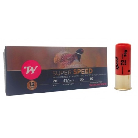 CARTOUCHES WINCHESTER CAL12 SUPER SPEED 36g P2  X10