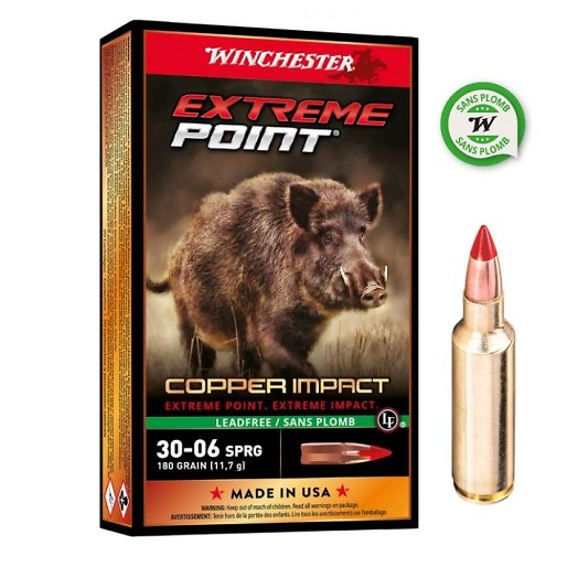 Munitions WINCHESTER 30-06 Extreme Point Copper Impact...