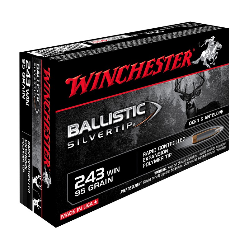 MUNITIONS WINCHESTER 243WIN BST 95GR X20