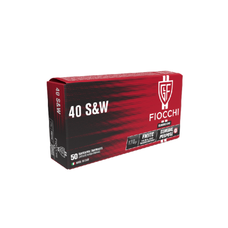 Munitions FIOCCHI .40S&W FMJTC 170gr  x50