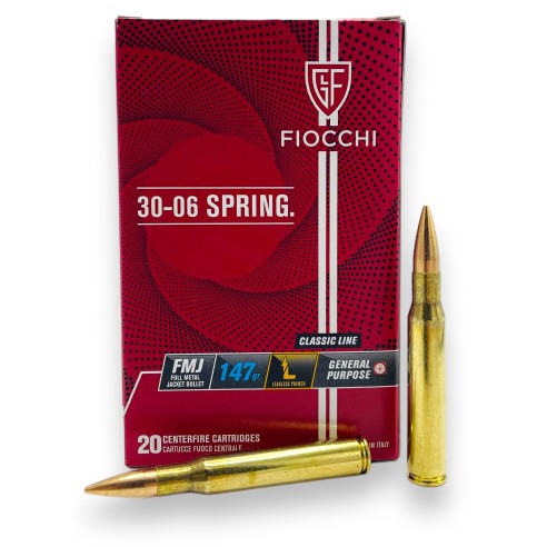 Munitions FIOCCHI 30-06 FMJ 147gr x20